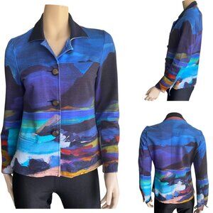 Simply Art Dolcezza Stunning Colourful Blazer Sz Sm